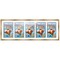 Comic Book Display Frame for CGC, PGX Graded, Slabed Comics - Bronze Wood Comic Frame With White Mat for 8.125x13 Comics, 18 Frame Sizes